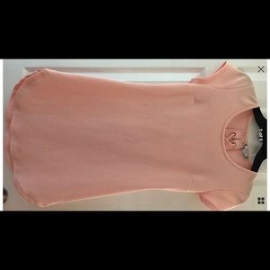 pastel pink lace up dress